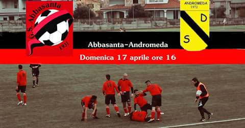 CALCIO 1° CATEGORIA: L’ABBASANTA SALUTA I PROPRI TIFOSI CON L’ANDROMEDA