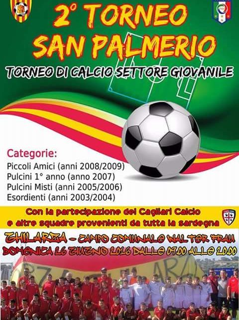 DOMENICA 26 GIUGNO A GHILARZA LA 2^ EDIZIONE DEL TORNEO REGIONALE SAN PALMERIO 2016 DI CALCIO GIOVANILE