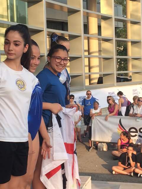 PER MARTINA FADDA 9^ POSTO NEL MINI TRAMPOLINO AI CAMPIONATI ITALIANI DI GINNASTICA ARTISTICA CONCLUSI IERI A PESARO.