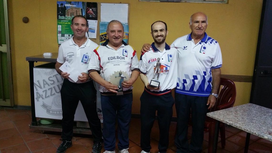 BOCCE: GRANDE SUCCESSO DEL PRIMO TORNEO CITTÀ DI GHILARZA BOCCE: GRANDE SUCCESSO DEL PRIMO TORNEO CITTÀ DI GHILARZA