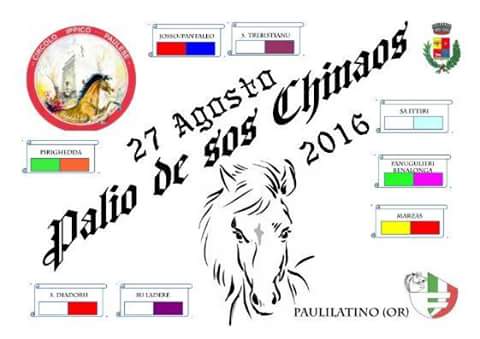 Paulilatino, 27 agosto: Iniziato il conto alla rovescia per il “Palio de Sos Chinaos” 2016