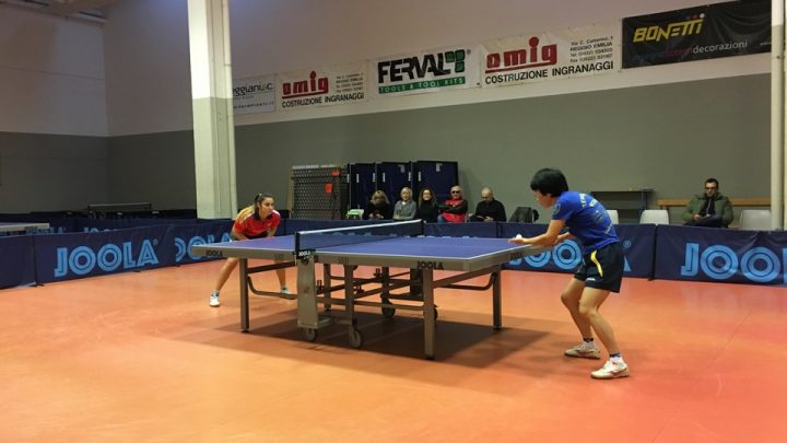 Weekend difficile per il Tennistavolo Norbello, sconfitta in Emilia l’A1 Femminile