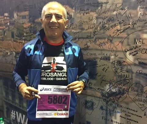 Dal diabete… alla maratona di Firenze. L’ “esempio” del bauladese Carmine Corriga