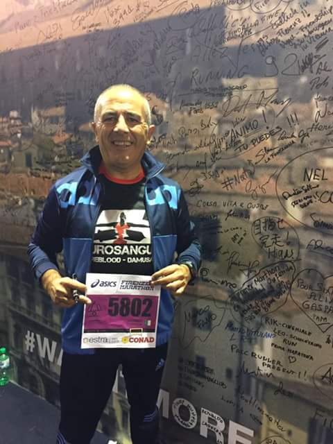 Dal diabete… alla maratona di Firenze. L’ “esempio” del bauladese Carmine Corriga