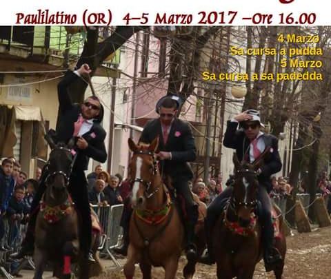 A Paulilatino fine settimana con le spettacolari pariglie del carnevale a cavallo
