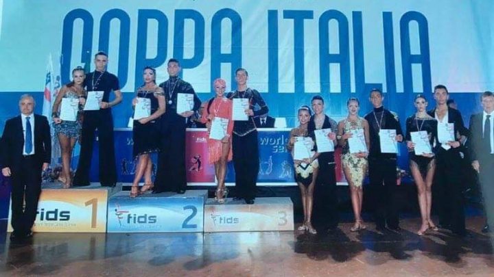 Danza Sportiva. Andrea Erdas e Alessia Carta della Cuban Star vincono la 2a Coppa Italia Nazionale della youth classe A