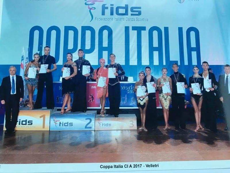 Danza Sportiva. Andrea Erdas e Alessia Carta della Cuban Star vincono la 2a Coppa Italia Nazionale della youth classe A
