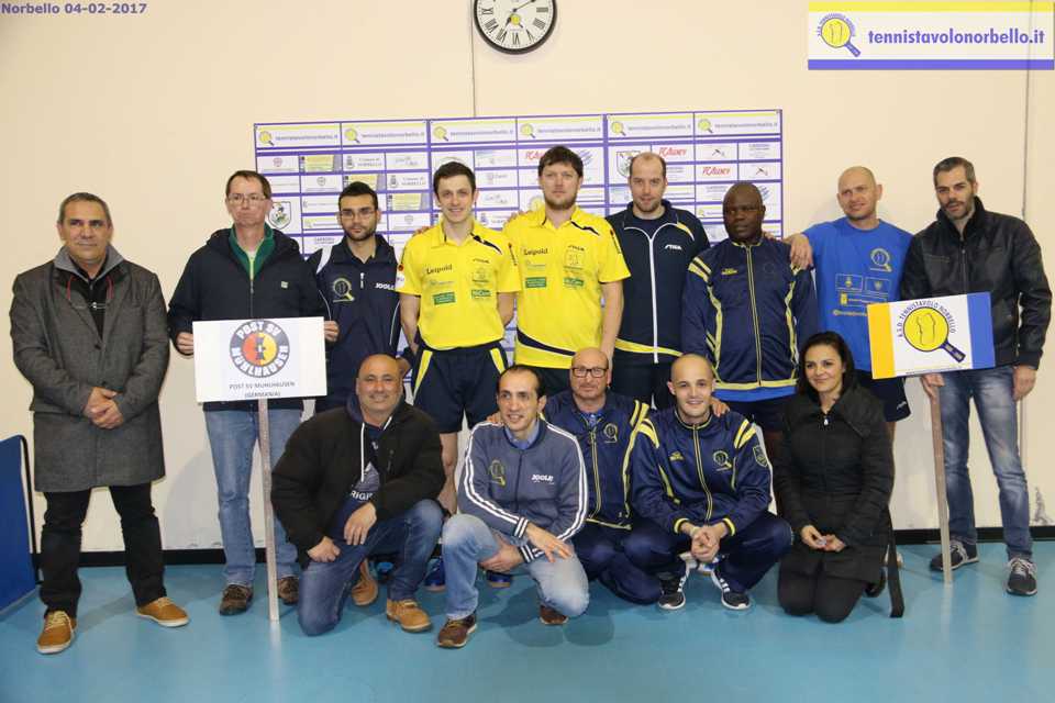 Tennistavolo Norbello. Troppo forti gli avversari, il Norbello fuori con onore dall’InterCup