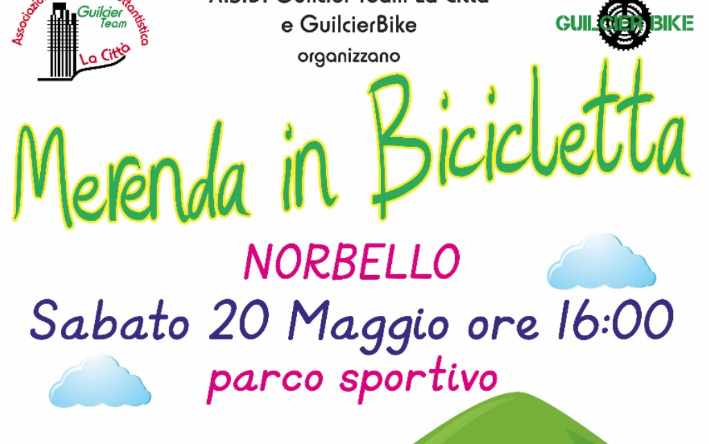 “Merenda in bicicletta!” A Norbello fine settimana di promozione ciclistica per i bambini “Merenda in bicicletta!” A Norbello fine settimana di promozione ciclistica per i bambini