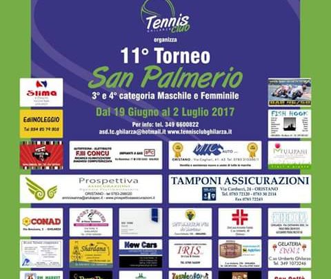 Tennis. Al via il 19 Giugno l’11a edizione del Torneo San Palmerio organizzato dal T.C. Ghilarza