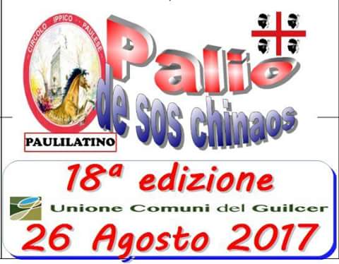 Paulilatino, sabato 26 Agosto: è il gran giorno del “Palio de Sos Chinaos” 2017