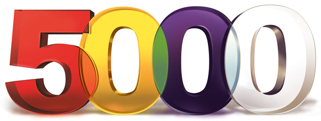 5000 VOLTE GRAZIE!