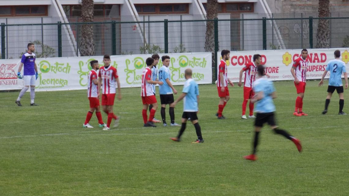 Calcio Promozione B. Tharros sconfitta dall’Ozierese, sempre più in salita la corsa per i play out