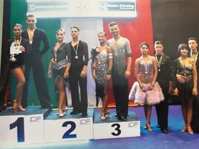 Danza sportiva. Altra grande gioia per il Guilcer: Alessia Carta e Andrea Erdas campioni italiani a Napoli Danza sportiva. Altra grande gioia per il Guilcer: Alessia Carta e Andrea Erdas campioni italiani a Napoli