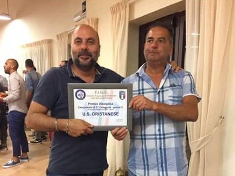 Assegnati dalla FIGC ad Arborea gli “Oscar” del calcio regionale per la stagione 2017-18