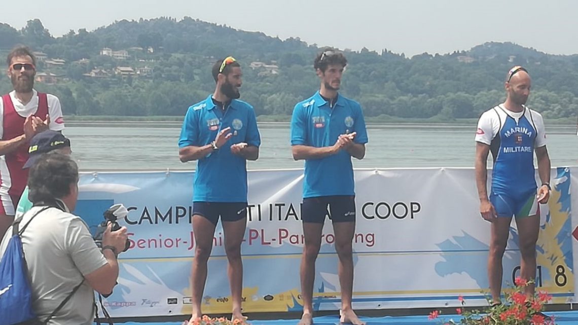 Canoa. Stefano Oppo campione Italiano a Varese nel doppio pesi leggeri