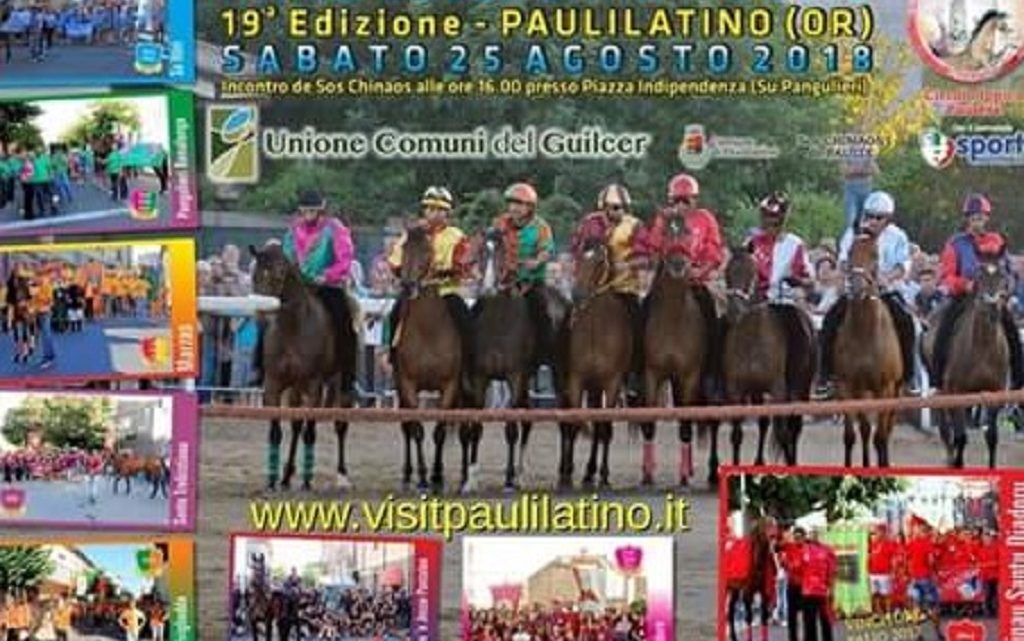 Paulilatino, 25 agosto: è il gran giorno del “Palio de Sos Chinaos” 2018