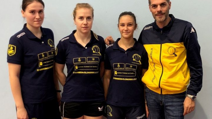 Tennistavolo Norbello. In A1 Femminile per ora ci si accontenta di un “benino”