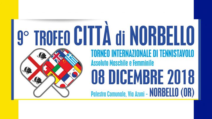 9° Trofeo “Città di Norbello” – 08 dicembre 2018