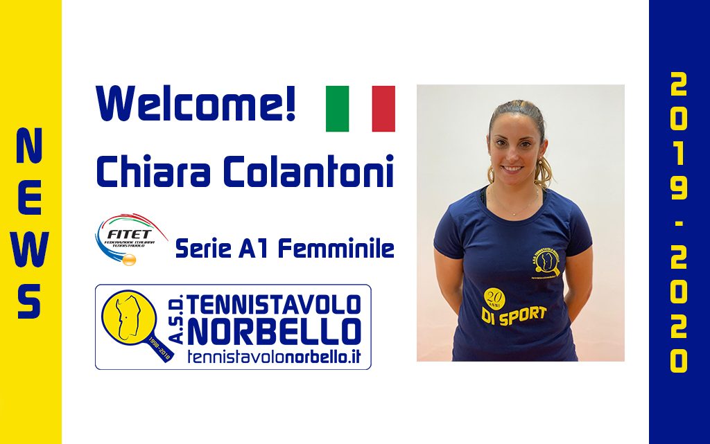Tennistavolo Norbello. L’azzurra Chiara Colantoni rinforza la A1 Femminile Tennistavolo Norbello. L’azzurra Chiara Colantoni rinforza la A1 Femminile
