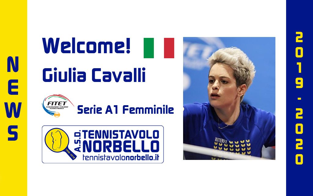 Tennistavolo Norbello. In A1 Femminile arriva l’esperta Giulia Cavalli Tennistavolo Norbello. In A1 Femminile arriva l’esperta Giulia Cavalli