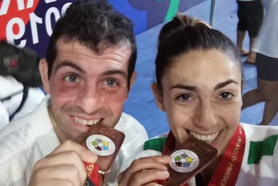 Medaglie di bronzo mondiali per Grazietta Saiu e Davide Ticca dello Judo Center Sedilo Medaglie di bronzo mondiali per Grazietta Saiu e Davide Ticca dello Judo Center Sedilo