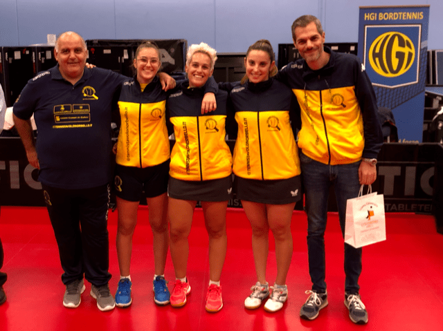 Tennistavolo Norbello. In Francia il primo turno di Coppa Europea 2020 femminile