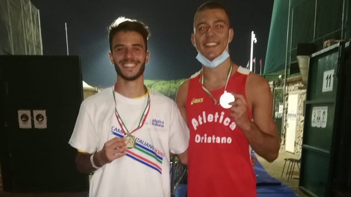 FESTA ALL’ATLETICA ORISTANO/Lorenzo Patta campione italiano nei 100 metri Promesse, Lorenzo Porcu Argento nei 100 Juniores