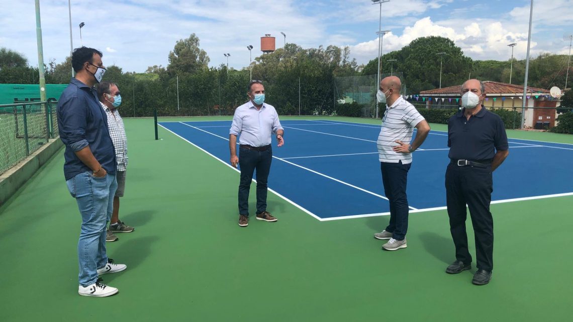 CAMPI DA TENNIS TORREGRANDE/A passo spedito i lavori di completamento della importante struttura sportiva
