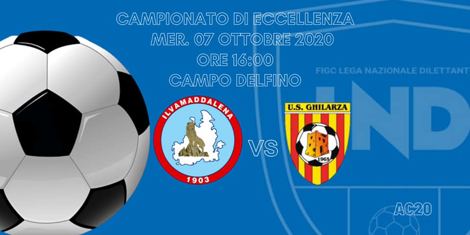 Calcio Eccellenza/Alle 16 Ilvamaddalena-Ghilarza in diretta sulla nostra pagina facebook
