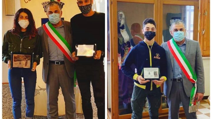 PREMIATI/Il Comune di Terralba si “coccola” i tre campioni sardi di ciclocross