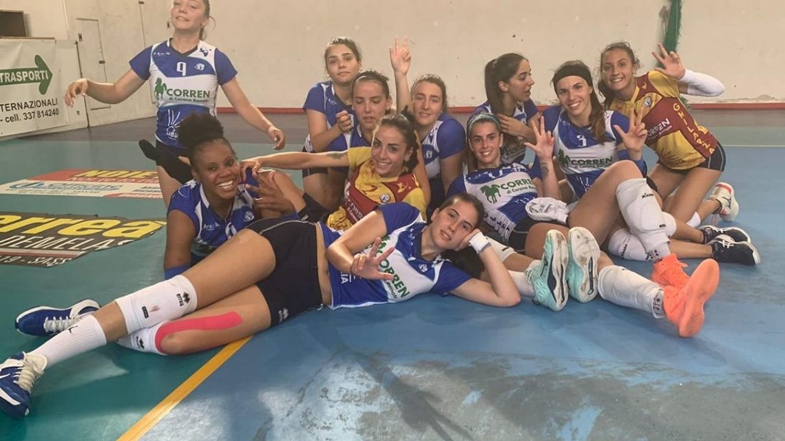 PALLAVOLO C FEMMINILE/Corren Ghilarza ancora capolista sempre a più 3, ma sabato si gioca i play off per la B2 contro il Garibaldi