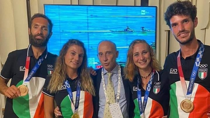 Al campione olimpico Stefano Oppo i complimenti dell’Ambasciatore d’Italia in Giappone Giorgio Starace