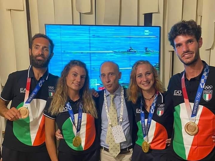 Al campione olimpico Stefano Oppo i complimenti dell’Ambasciatore d’Italia in Giappone Giorgio Starace