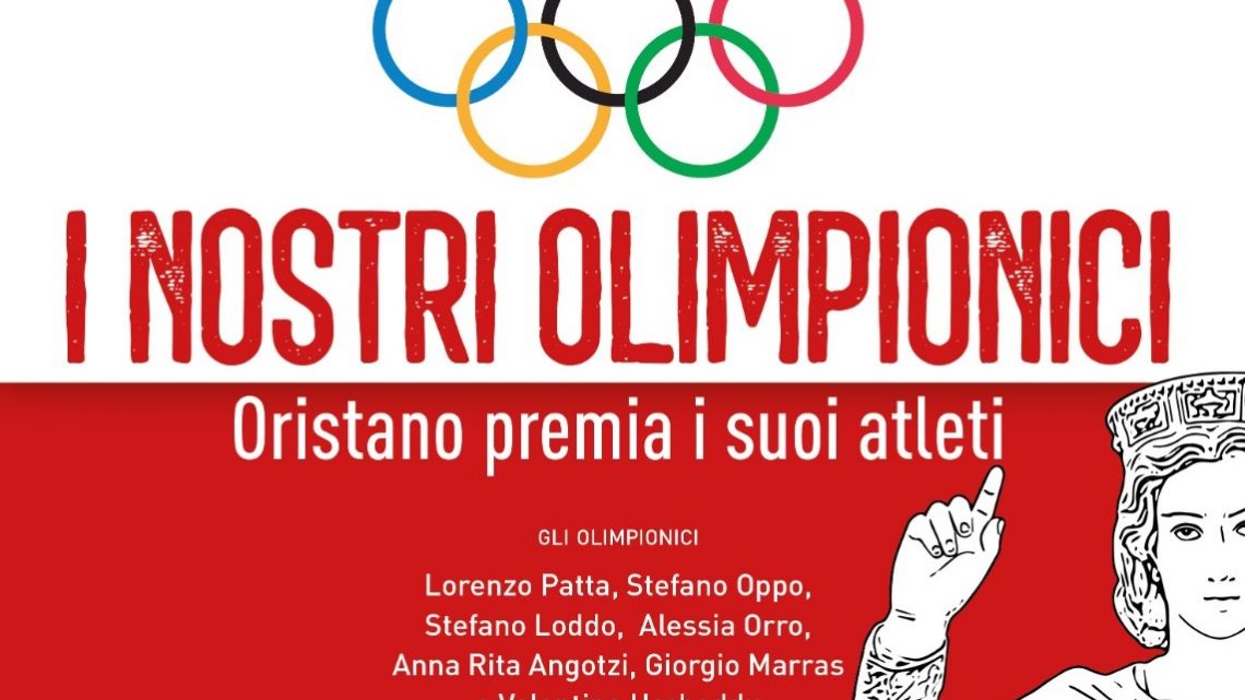 ‘I NOSTRI OLIMPIONICI’/ Mercoledì 25 agosto ad Oristano (campo Tharros ore 21) le premiazioni di Stefano Oppo, Lorenzo Patta e Stefano Loddo ‘I NOSTRI OLIMPIONICI’/ Mercoledì 25 agosto ad Oristano (campo Tharros ore 21) le premiazioni di Stefano Oppo, Lorenzo Patta e Stefano Loddo