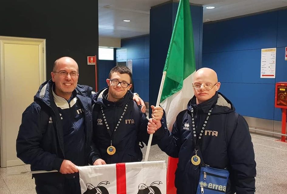 BASKET/Medaglia d’oro per atleti  e tecnico dell’ Atletico AIPD  Oristano nell’Italia con  Sindrome di Down agli EuroTriGames
