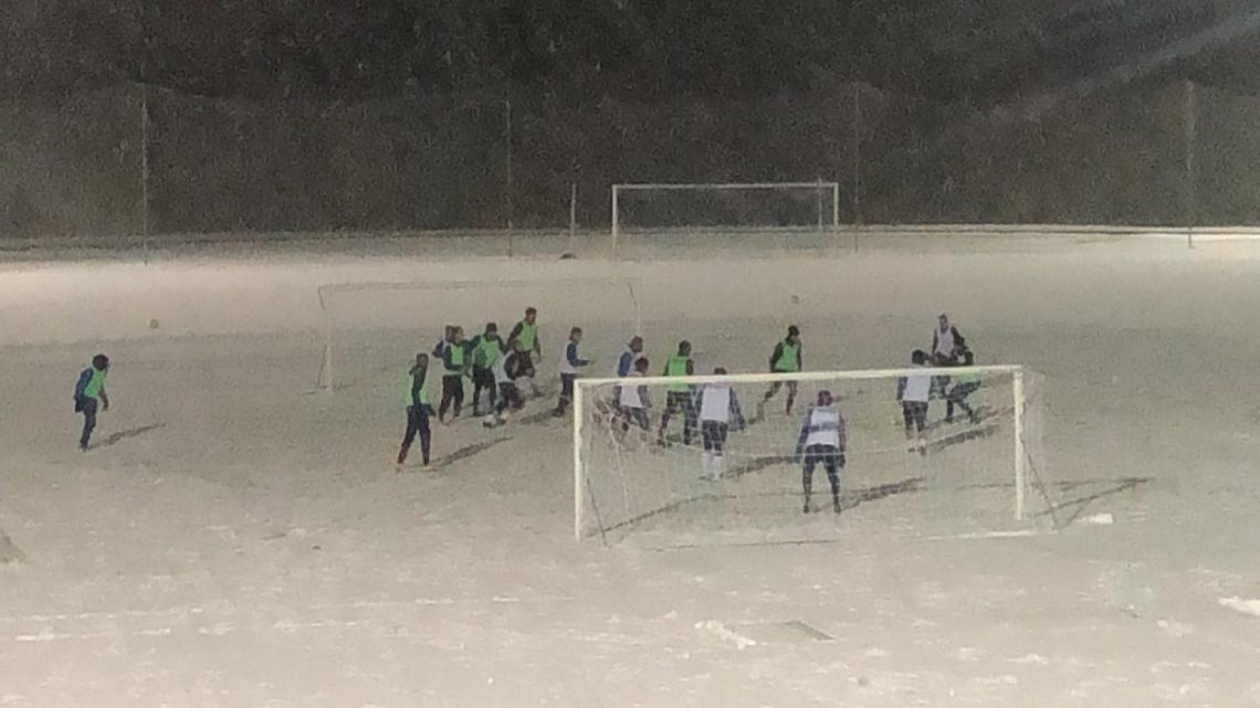 FOTO NOTIZIA / Allenamento sotto la neve a 1000 mt per il Fonni che prepara la sfida di domenica ad Arborea FOTO NOTIZIA / Allenamento sotto la neve a 1000 mt per il Fonni che prepara la sfida di domenica ad Arborea