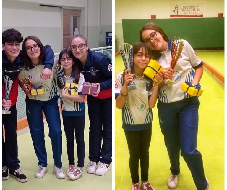 BOCCE/  Nella gara regionale di Santo Stefano a Borore ottime prestazioni per Rebecca e Ginevra Massidda, Giorgia Piras e Nicolò Cardia tutti di Ghilarza