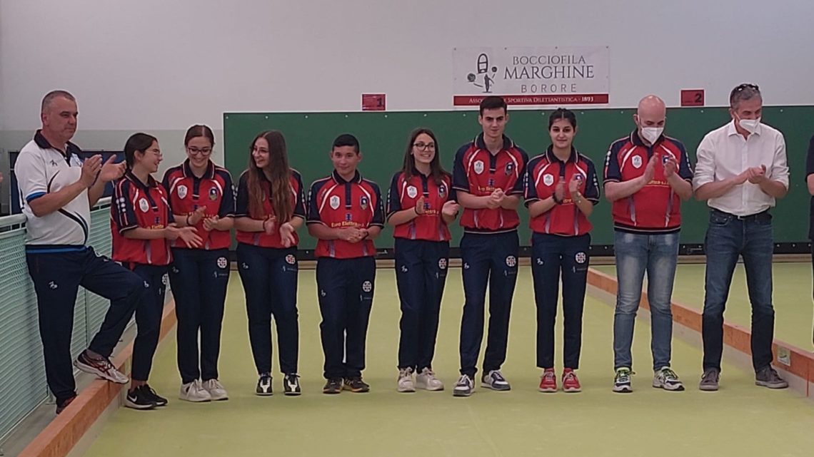CAMPIONATO NAZIONALE JUNIORES DI BOCCE/  La bocciofila Marghine Borore  domani in campo contro Martano
