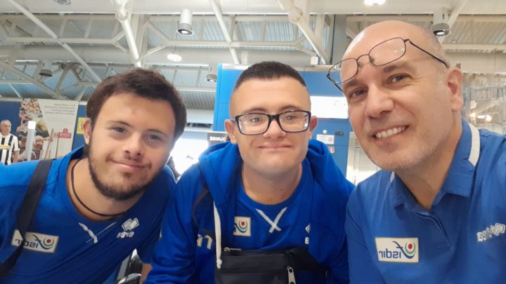 Ecco le  emozioni  dei campioni del mondo oristanesi della nazionale di basket  FISDIR: degli atleti  Paulis e Spiga , del tecnico Dessì